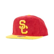 USC Trojans Cardinal and Gold SC Interlock Sueduroy Snapback Hat